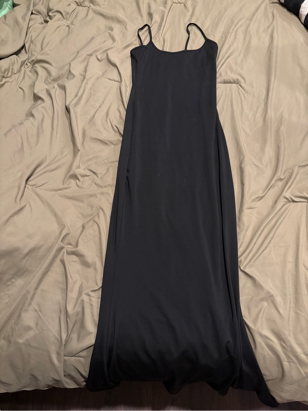 Amazon Women's Black Maxi Slip Dress
